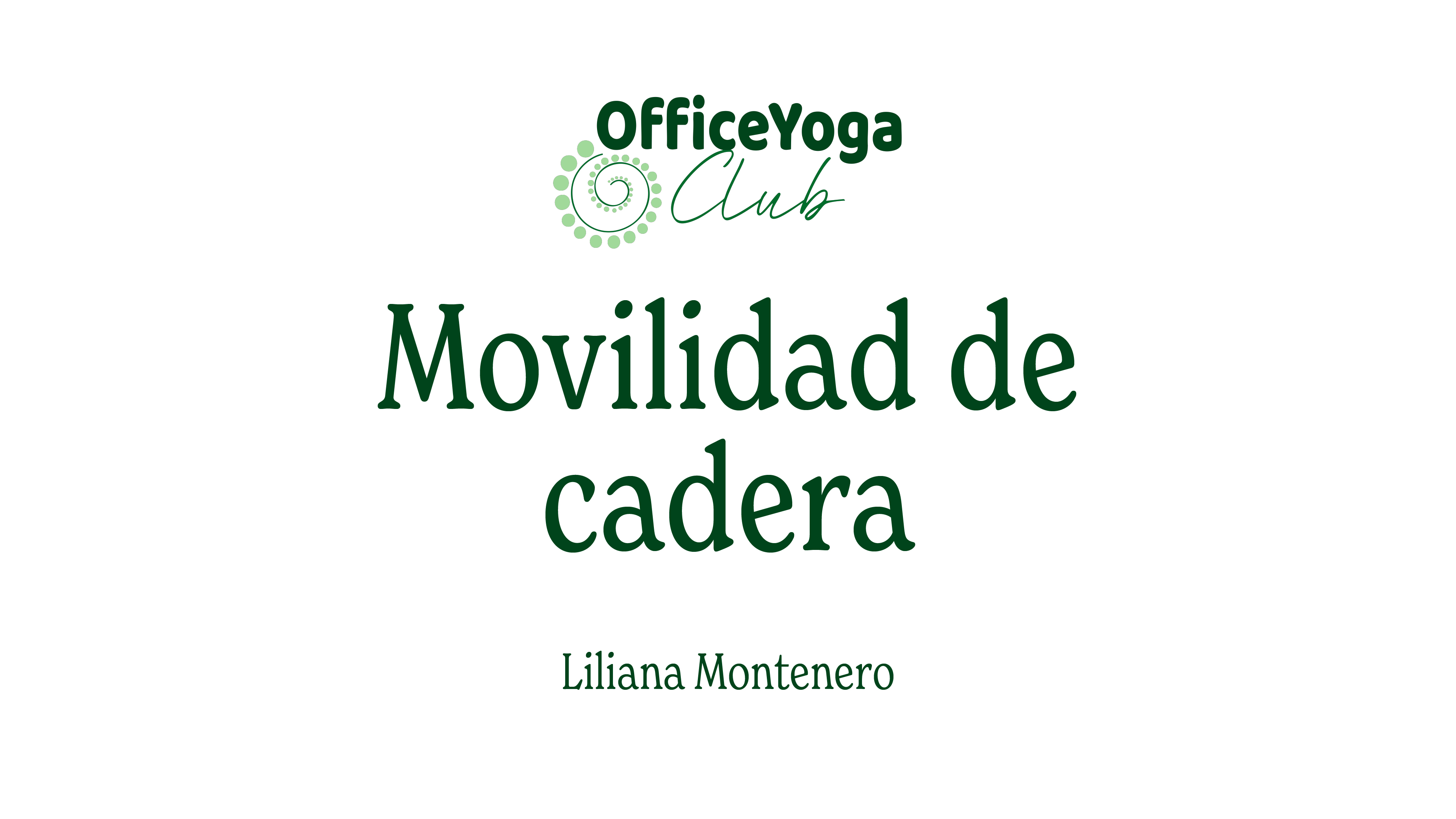 Movilidad de Cadera